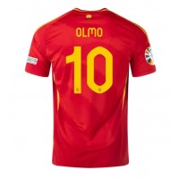 Spanien Dani Olmo #10 Replika Hemmatröja EM 2024 Kortärmad